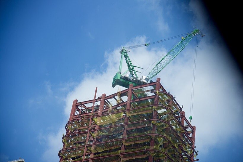 A building has a strong frame inside, just like your body.