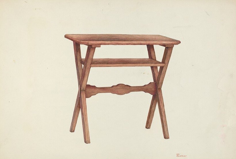 Put your ear on a table and tap the other end – the sound is clear.