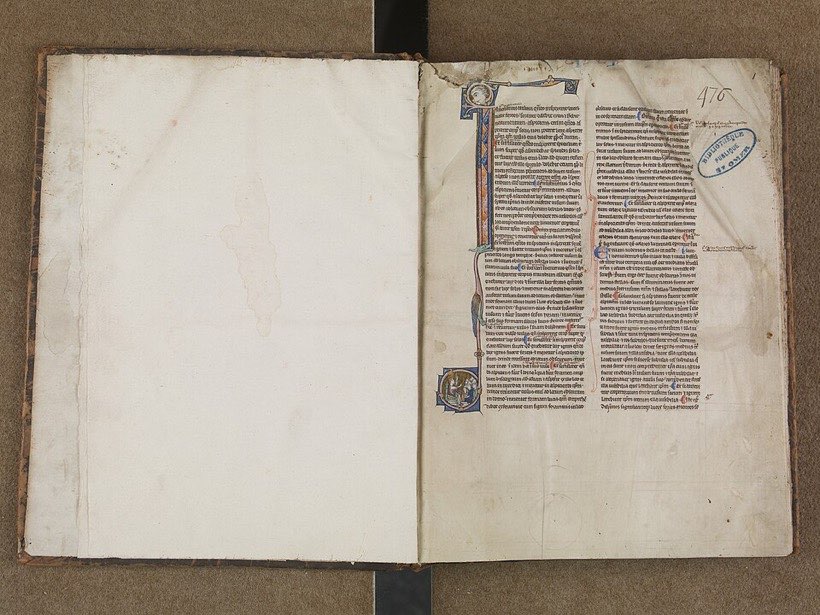 An old copy of writings on optics. Ibn al-Haytham’s book was copied and studied for centuries.
