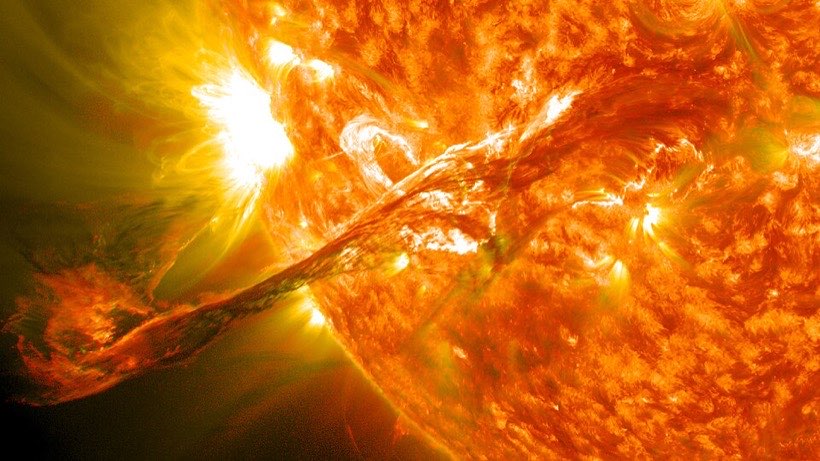 The Sun is a star – a huge ball of hot, glowing gas.