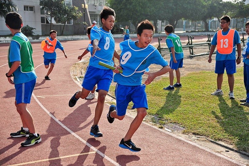 In a race, runners finish first, second and third.