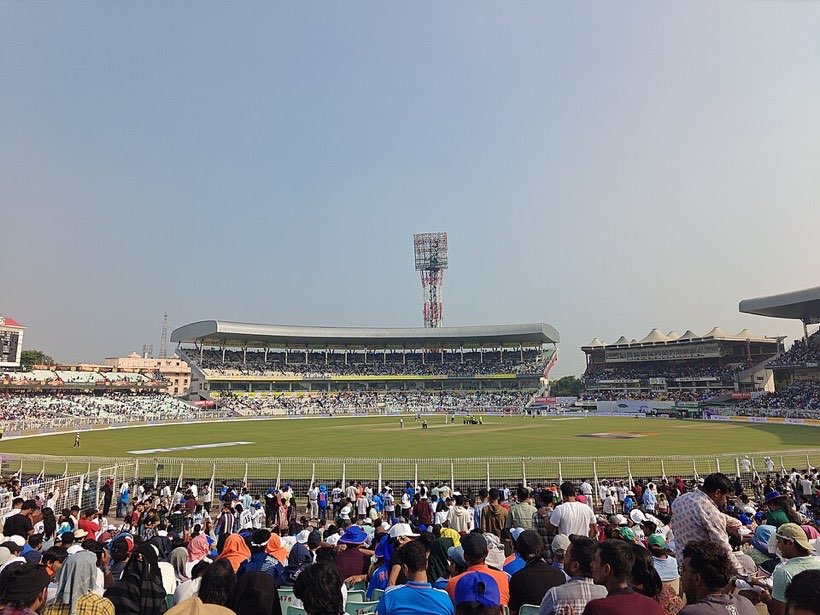 A big hall or stadium can hold thousands of people.