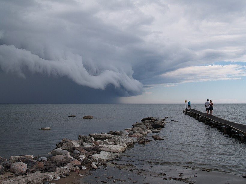 Storm clouds gathering.