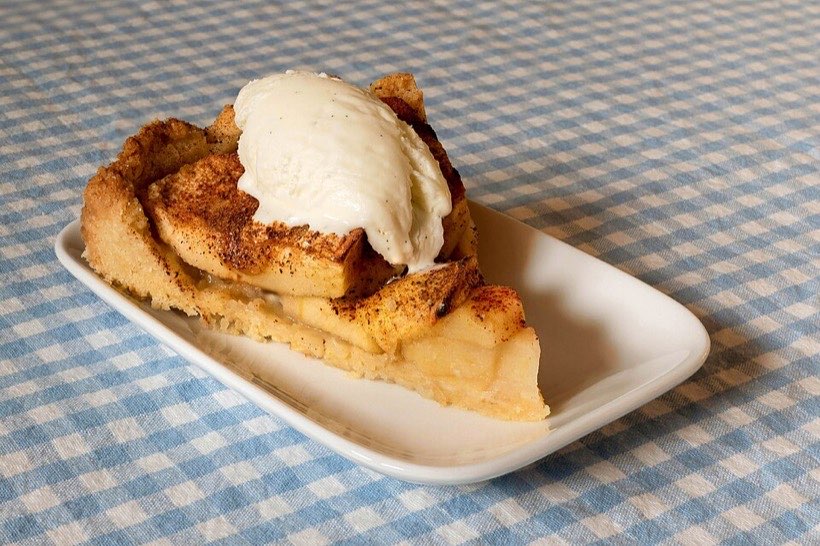 Food is often cut into equal parts to share.