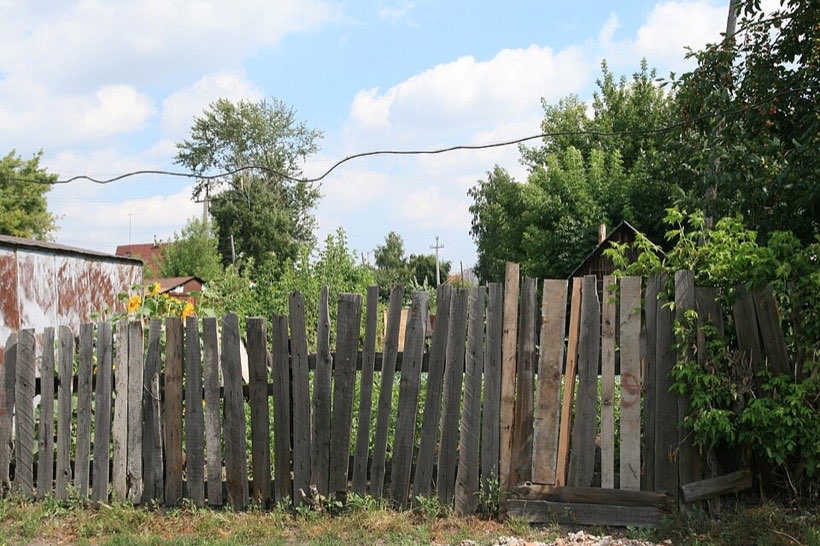 Gardens need a fence around and soil inside.