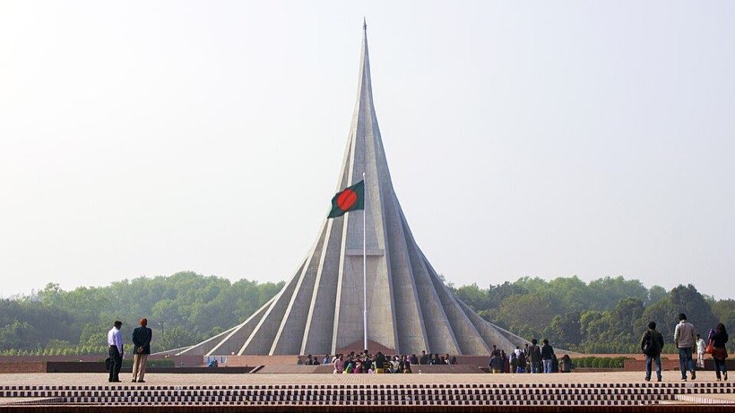 The National Martyrs’ Memorial at Savar.