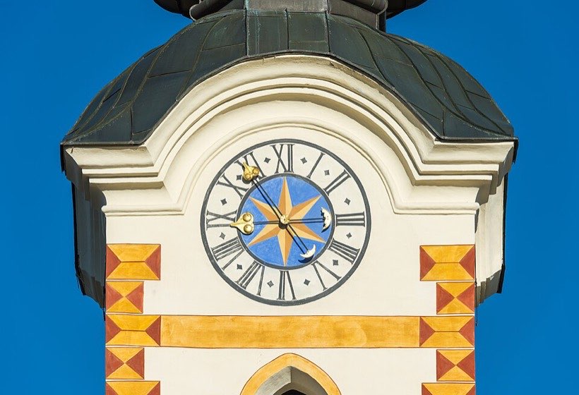 Many clocks still use Roman numerals.
