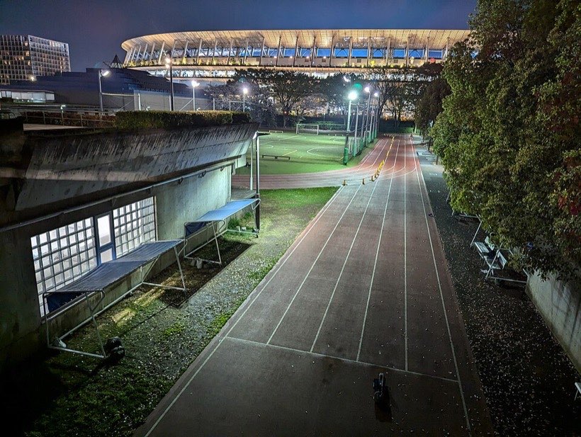 A running track is 400 m around.