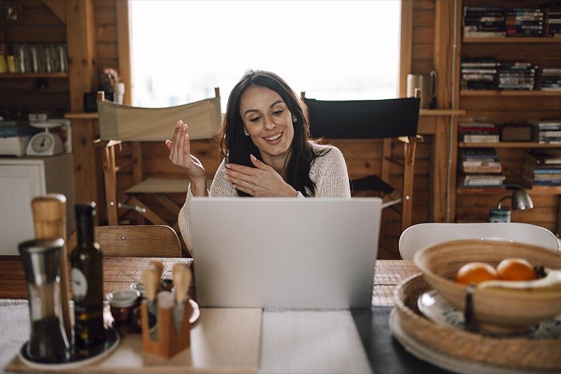Video calls connect families across the world.